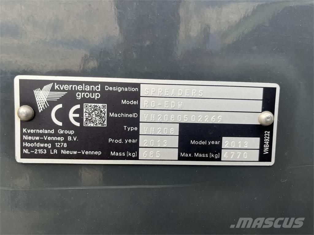 Vicon RO-EDW 1500 Minerālmēslu izkliedētāji