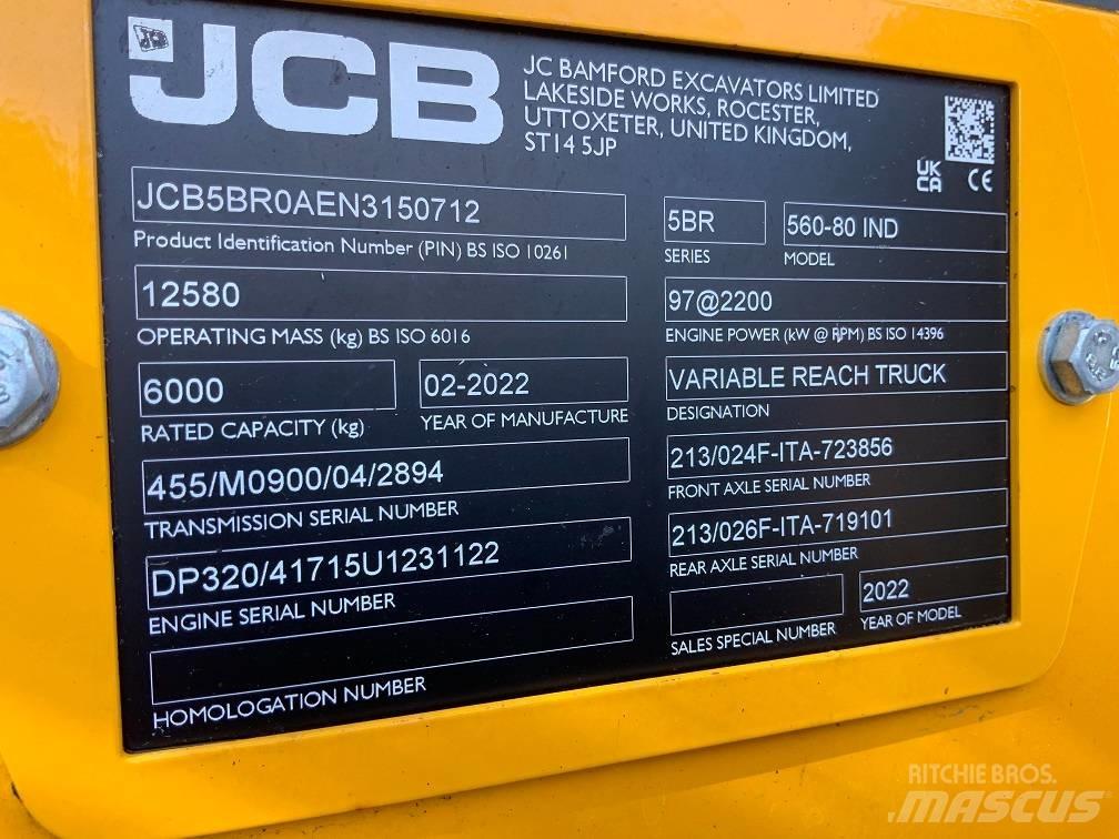 JCB 560-80 Teleskopiskie manipulatori