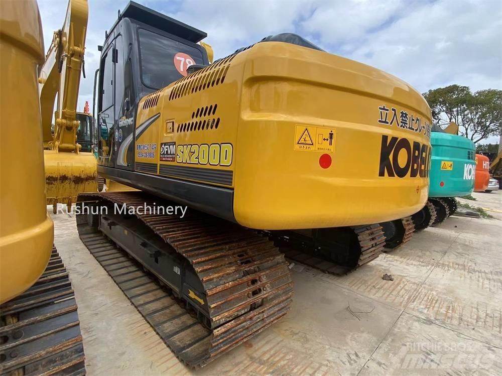 Kobelco SK200 Kāpurķēžu ekskavatori