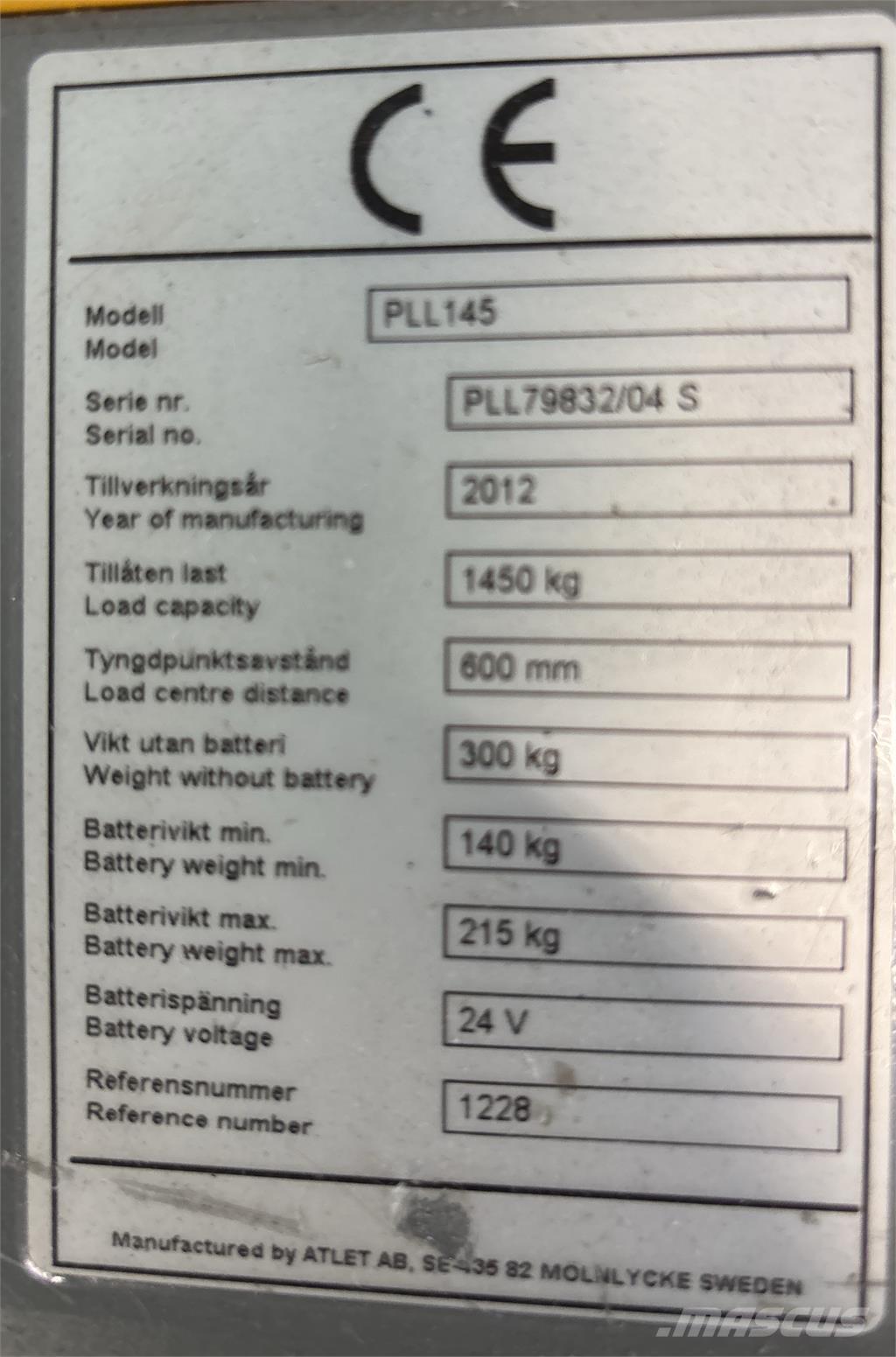 Atlet PLL145 Krautnētāji