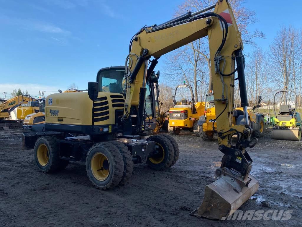 Yanmar B 95 W Ekskavatori uz riteņiem