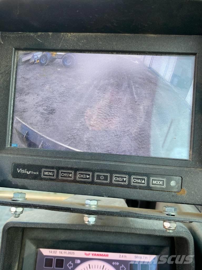 Yanmar B 95 W Ekskavatori uz riteņiem