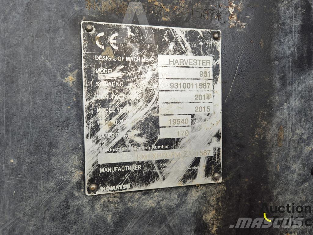 Komatsu 931.1 Harvesteri