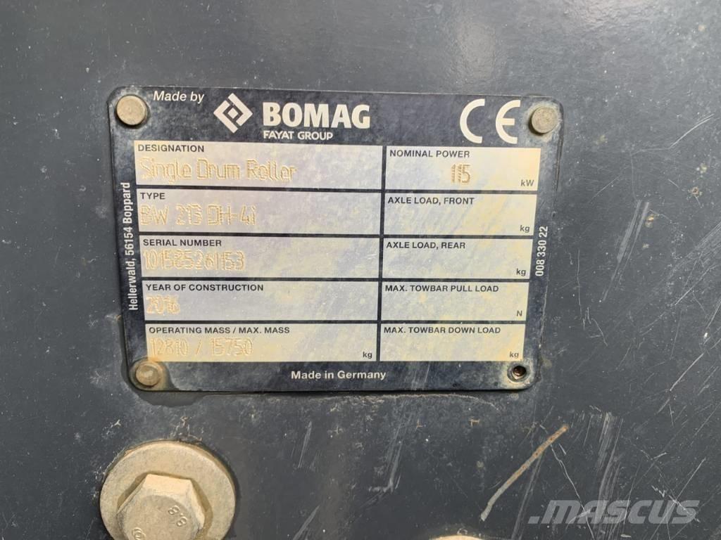 Bomag BW 213 D H-4 i Augsnes blīvētāji