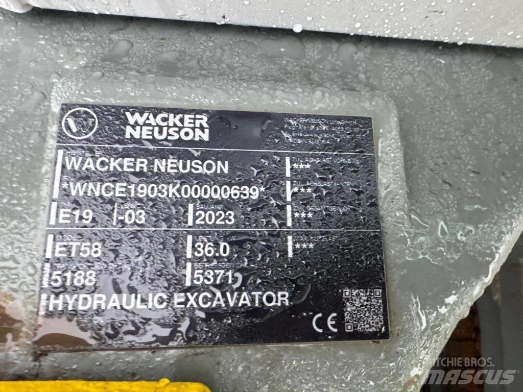 Wacker Neuson ET58 Kāpurķēžu ekskavatori
