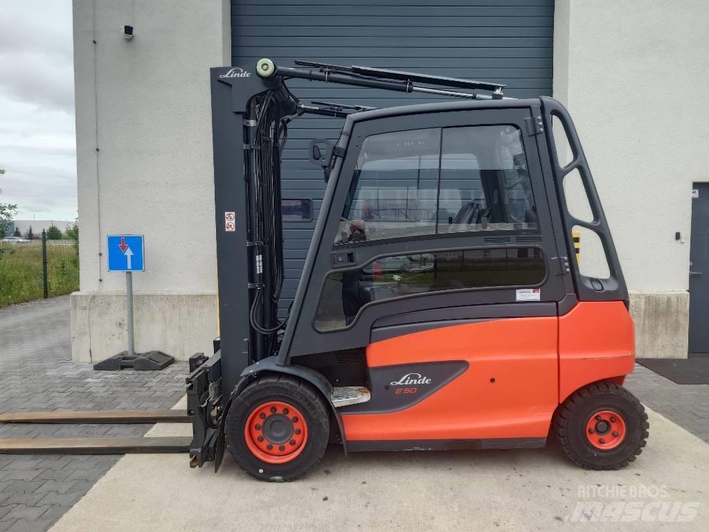 Linde E50/600HL/388 Elektriskie iekrāvēji
