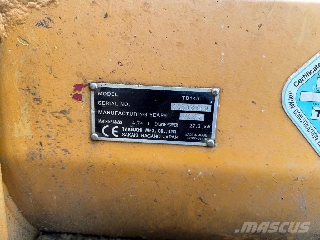 Takeuchi TB 145 Mini ekskavatori < 7 t