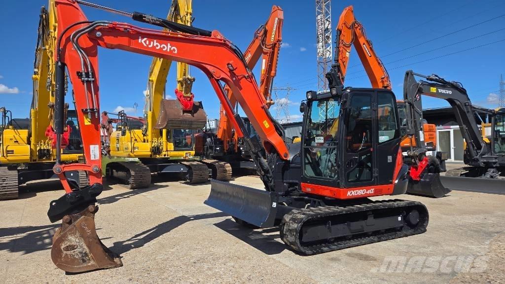 Kubota KX 080-4 Vidēja lieluma ekskavatori 7 t - 12 t