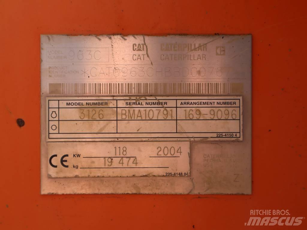 CAT 963 C Kāpurķēžu iekrāvēji