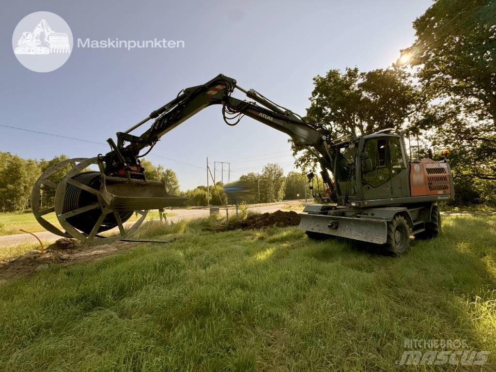Atlas 160 W Ekskavatori uz riteņiem