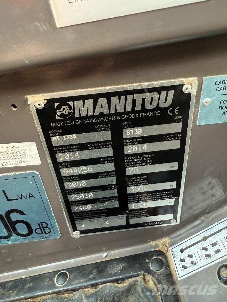 Manitou MT 1335 ST3B Teleskopiskie manipulatori