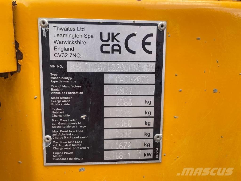 Thwaites MACH2071 Mini pašizgāzēji