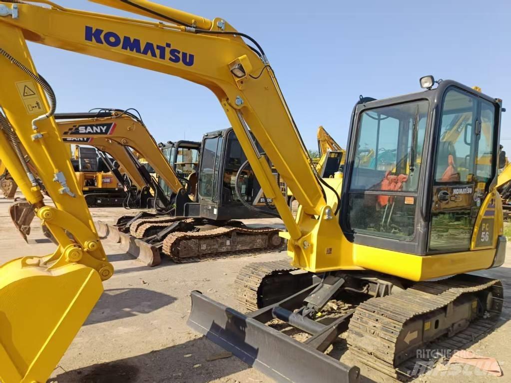 Komatsu PC56 Kāpurķēžu ekskavatori