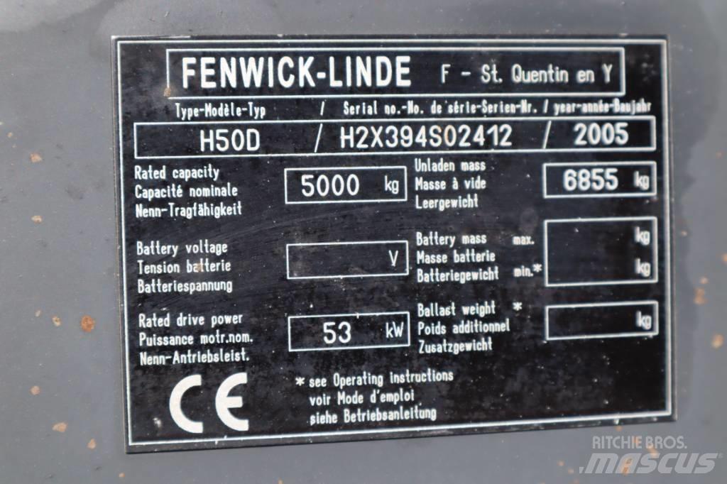 Linde H50D 5000 Kg Tehnika ar dīzeļa dzinēju