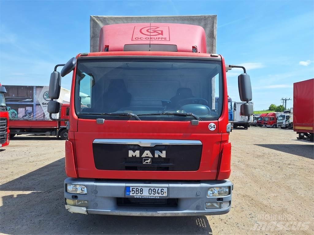 MAN TGL 8.180 Platformas/izkraušana no sāniem