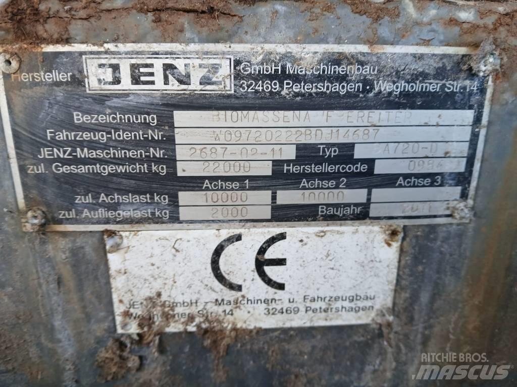 JENZ BA 720 D Koksnes šķeldotāji