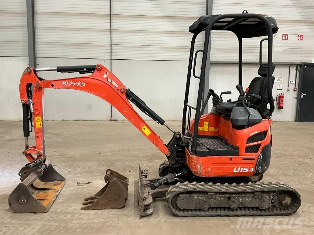 Kubota U 15-3 Mini ekskavatori < 7 t