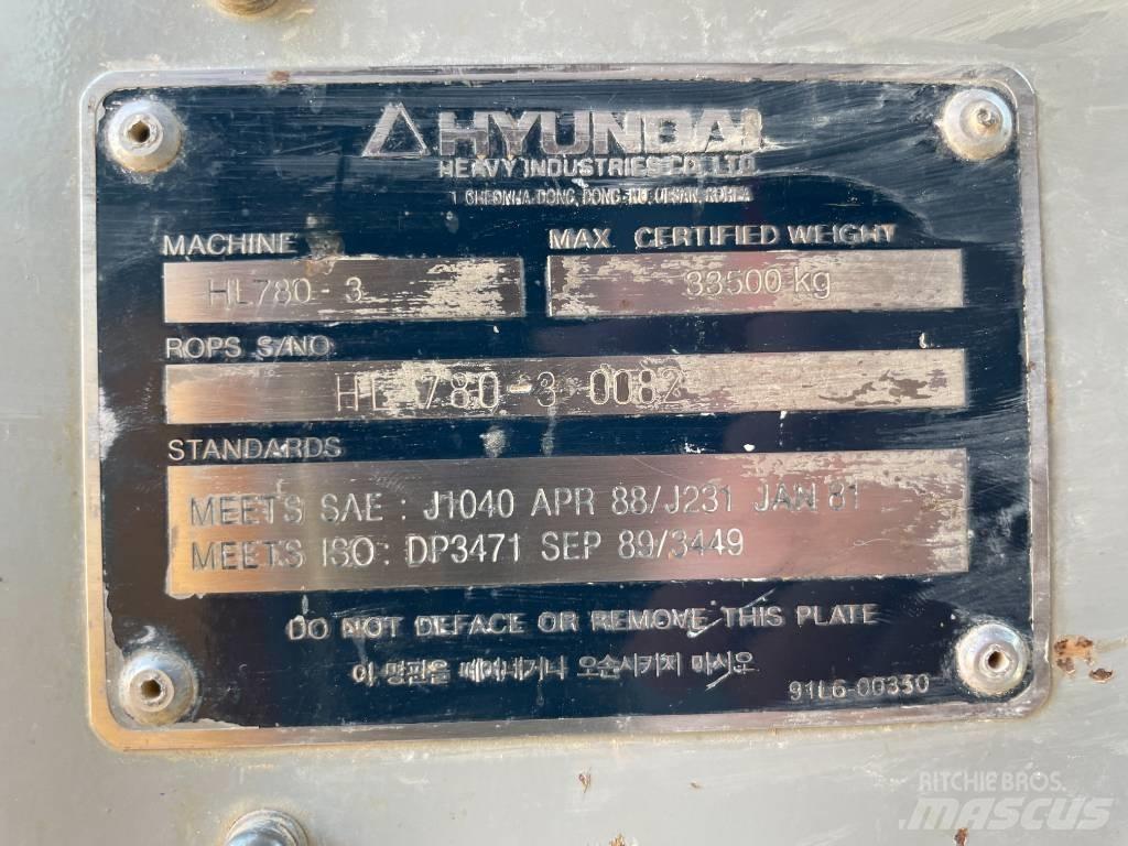 Hyundai HL 780-3 Iekrāvēji uz riteņiem