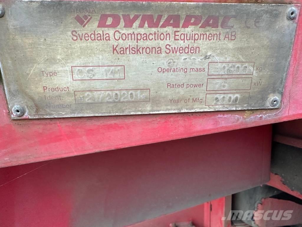 Dynapac CS 141 Divvalču grunts veltņi