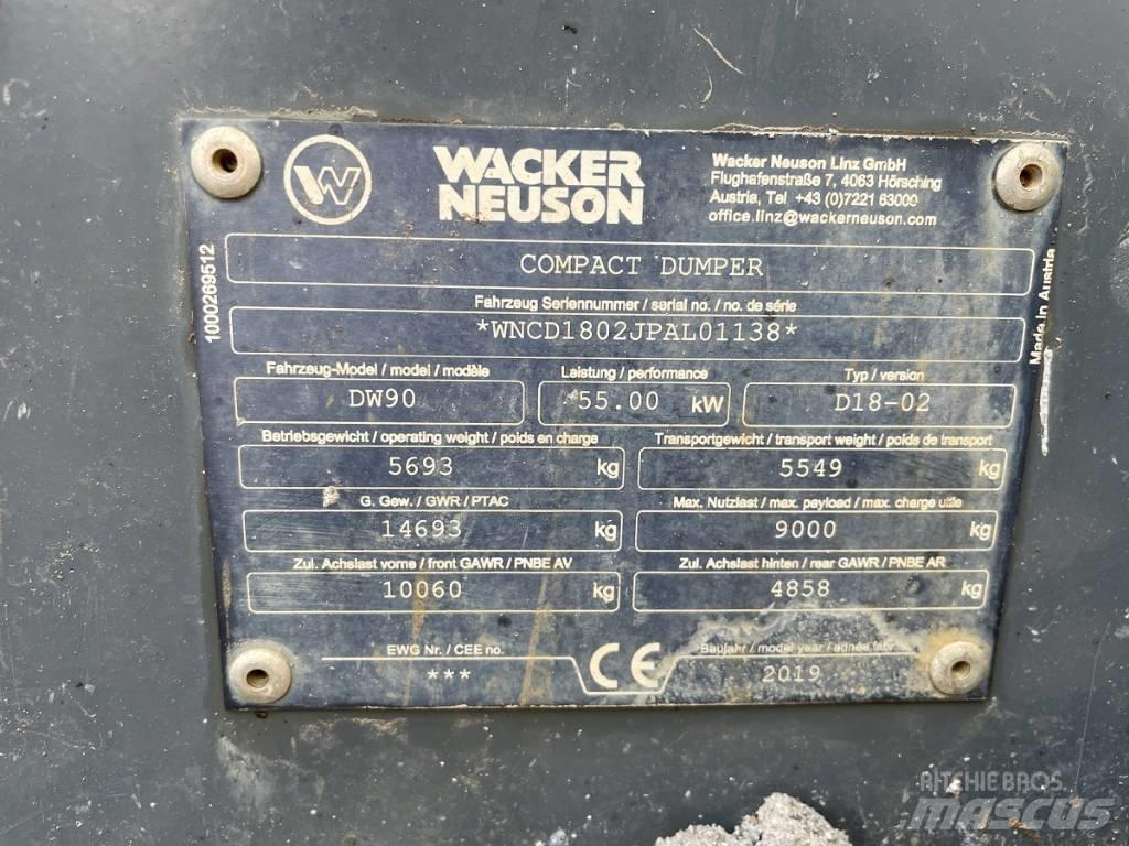 Wacker Neuson DW 90 Mini pašizgāzēji
