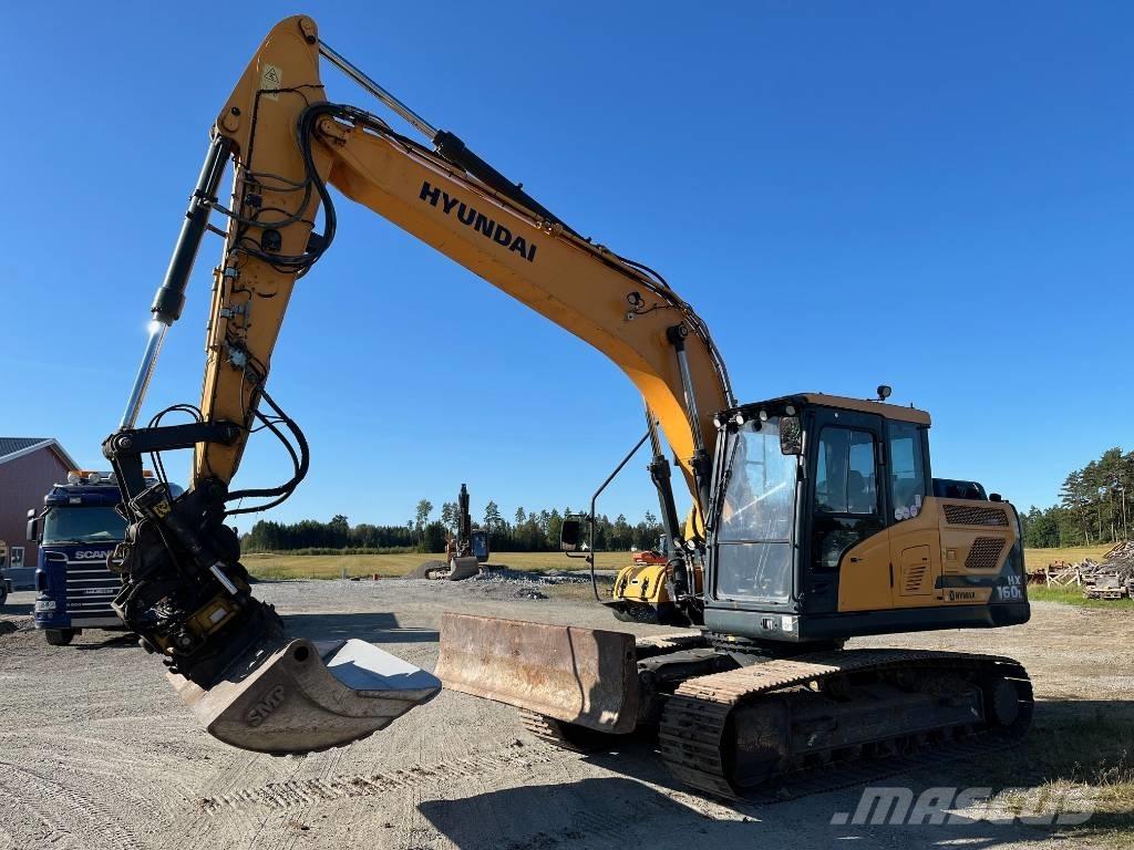 Hyundai HX 160 L Kāpurķēžu ekskavatori