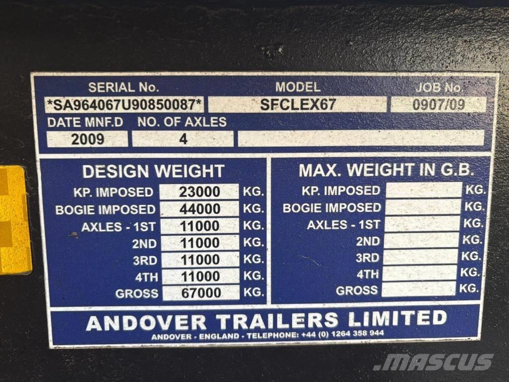 Andover SFCLEX 67 Zemie treileri