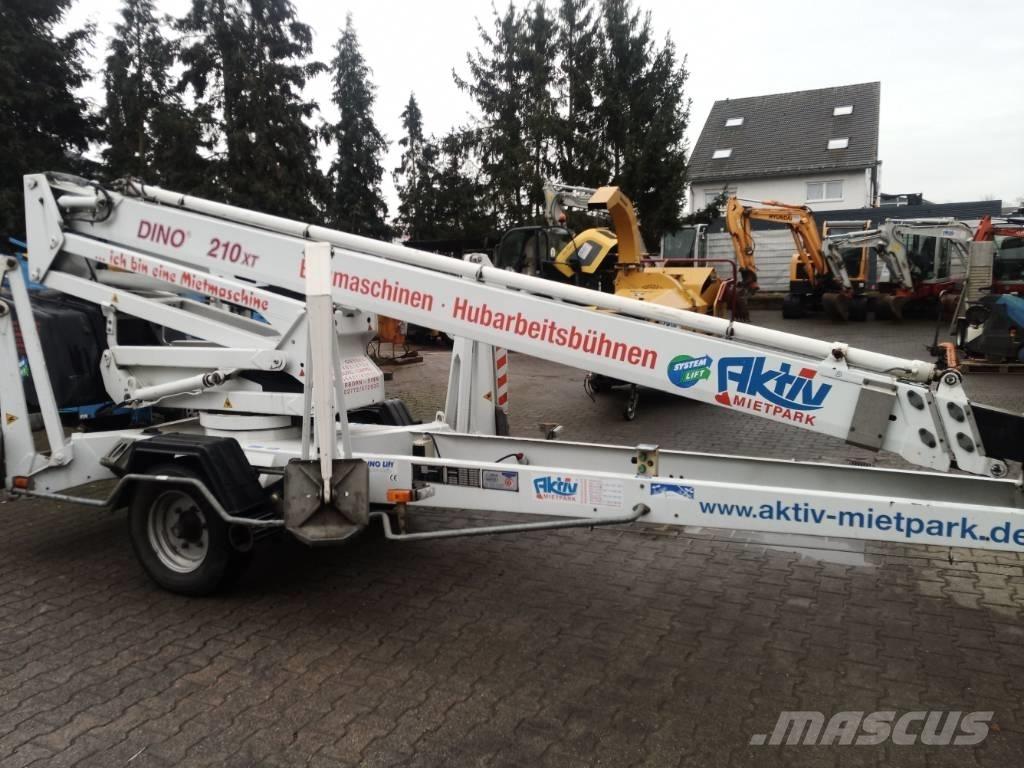 Dino 210 XT Pacēlājplatformas - piekabes