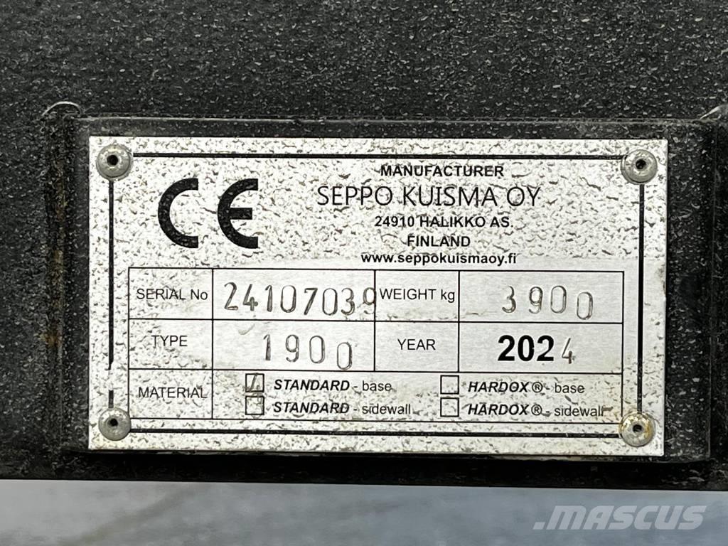 Rysky 1900 Graudu pārkraušanas piekabes
