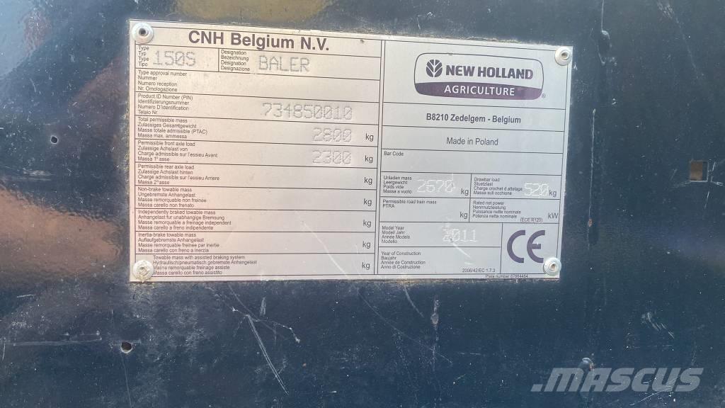 New Holland BR 7060 Rituļu preses