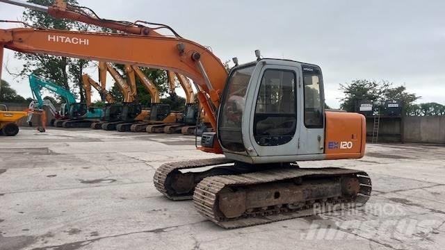 Hitachi EX 120-5 Kāpurķēžu ekskavatori