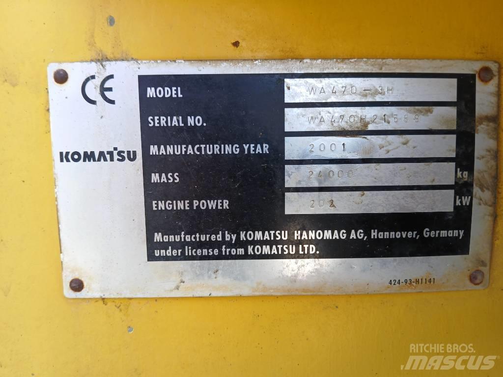 Komatsu WA 470-3H Iekrāvēji uz riteņiem