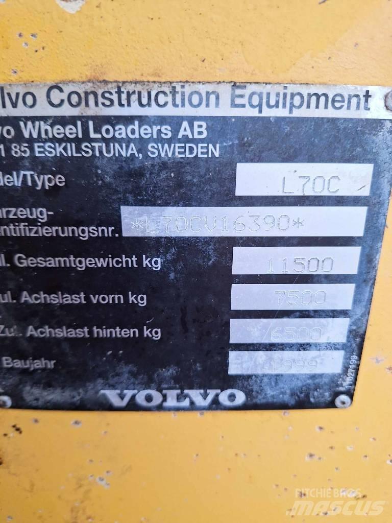 Volvo L 70 C Iekrāvēji uz riteņiem