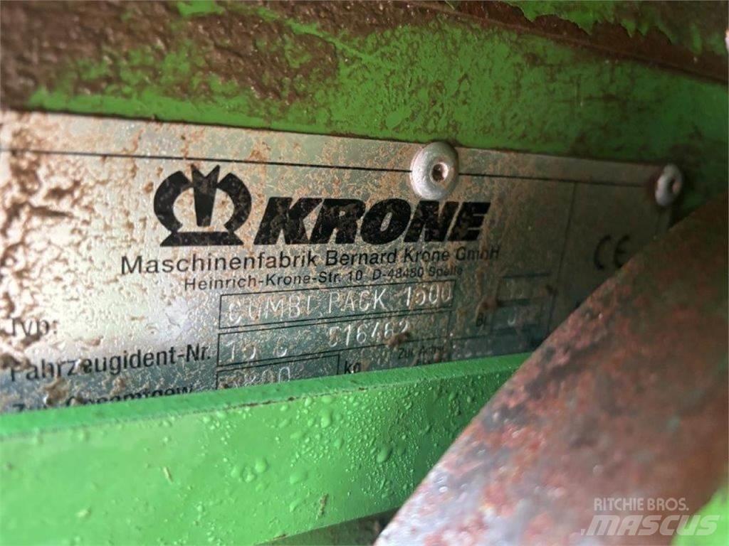 Krone CP 1500 MC Rituļu preses