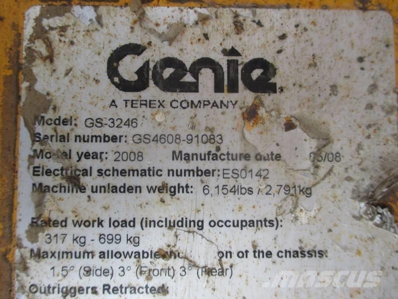 Genie GS 3246 Šķerveida pacēlāji