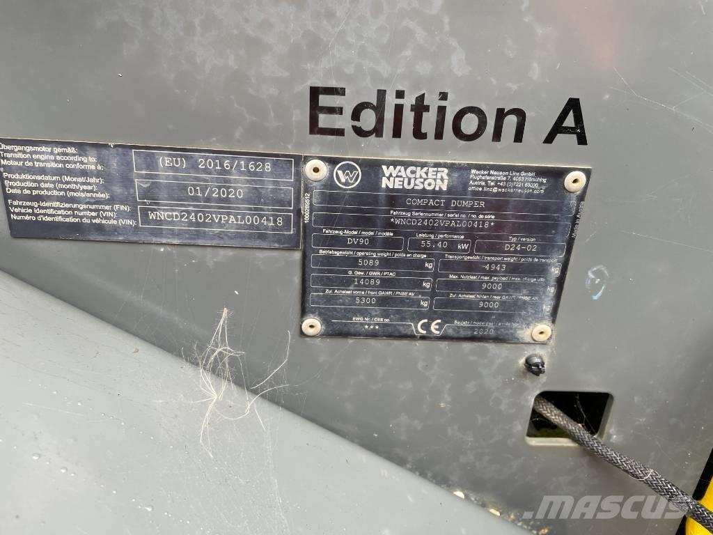 Wacker Neuson DV 90 Mini pašizgāzēji