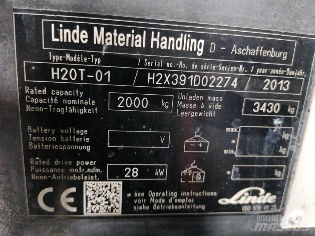 Linde H20T-02 LPG tehnika