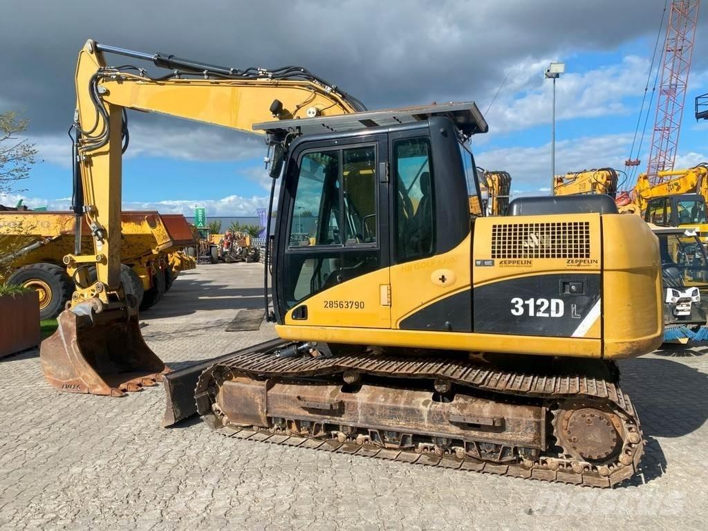 CAT 312 DL NVT Kāpurķēžu ekskavatori