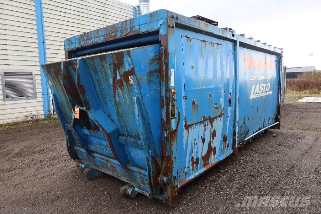 SHARK KOMPRIMATOR Īpaši konteineri