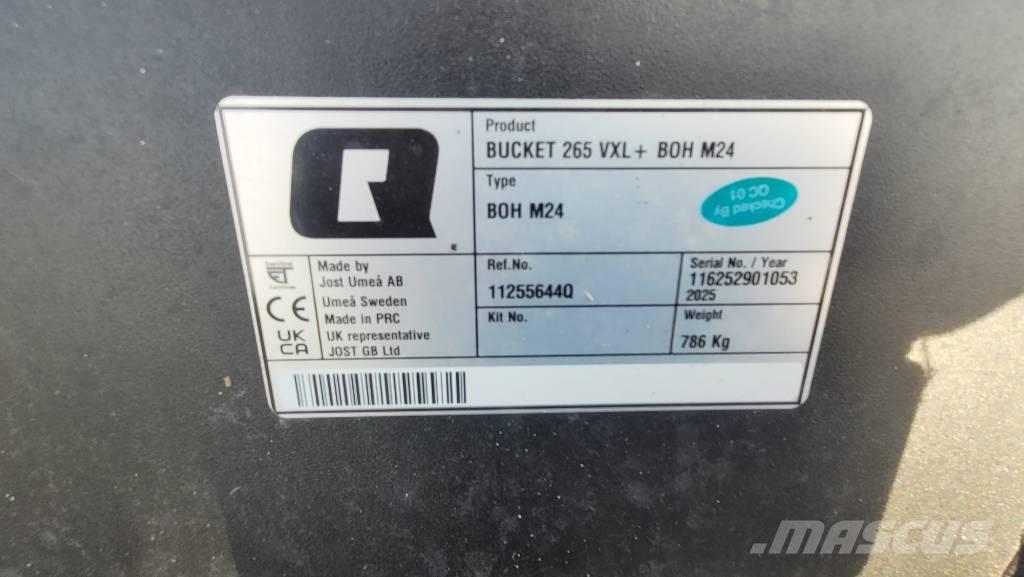 Quicke VXL+ 265 Frontālo iekrāvēju papildaprīkojums