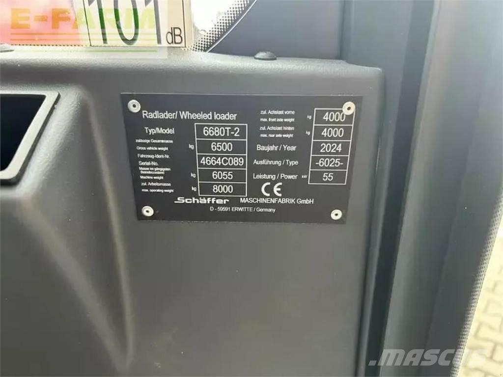 Schäffer 6680 t-2 Mini ekskavatori < 7 t