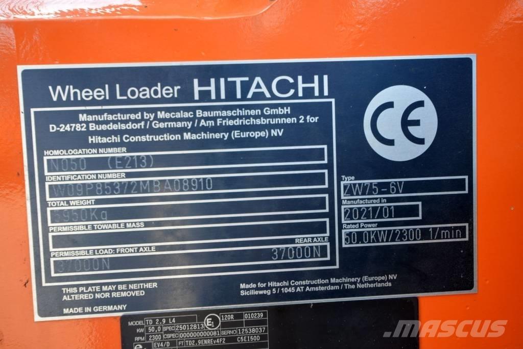 Hitachi ZW 75-6 Iekrāvēji uz riteņiem