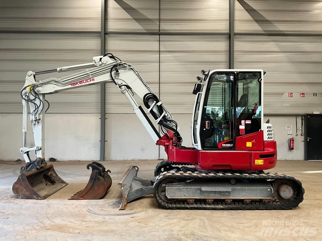 Takeuchi TB 280 FR Vidēja lieluma ekskavatori 7 t - 12 t