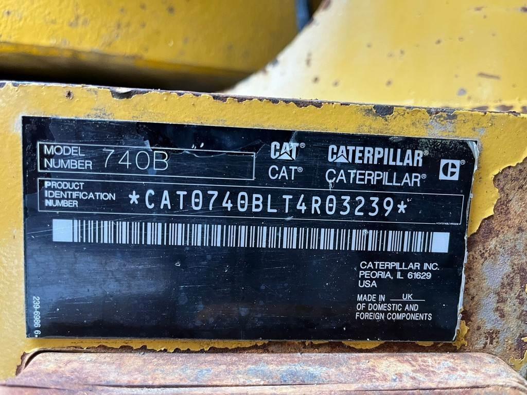 CAT 740B Artikulētie pašizgāzēji