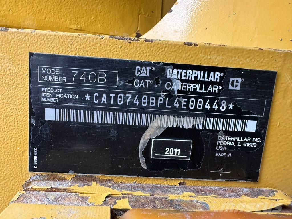 CAT 740B Artikulētie pašizgāzēji