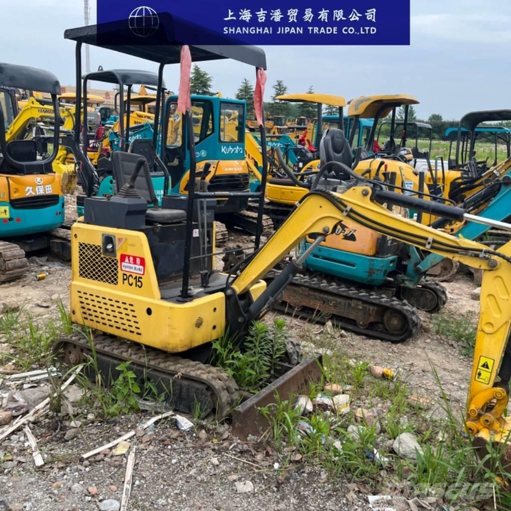 Komatsu PC 15 Kāpurķēžu ekskavatori