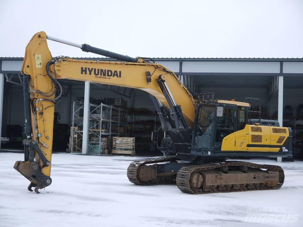 Hyundai HX 330 L Kāpurķēžu ekskavatori