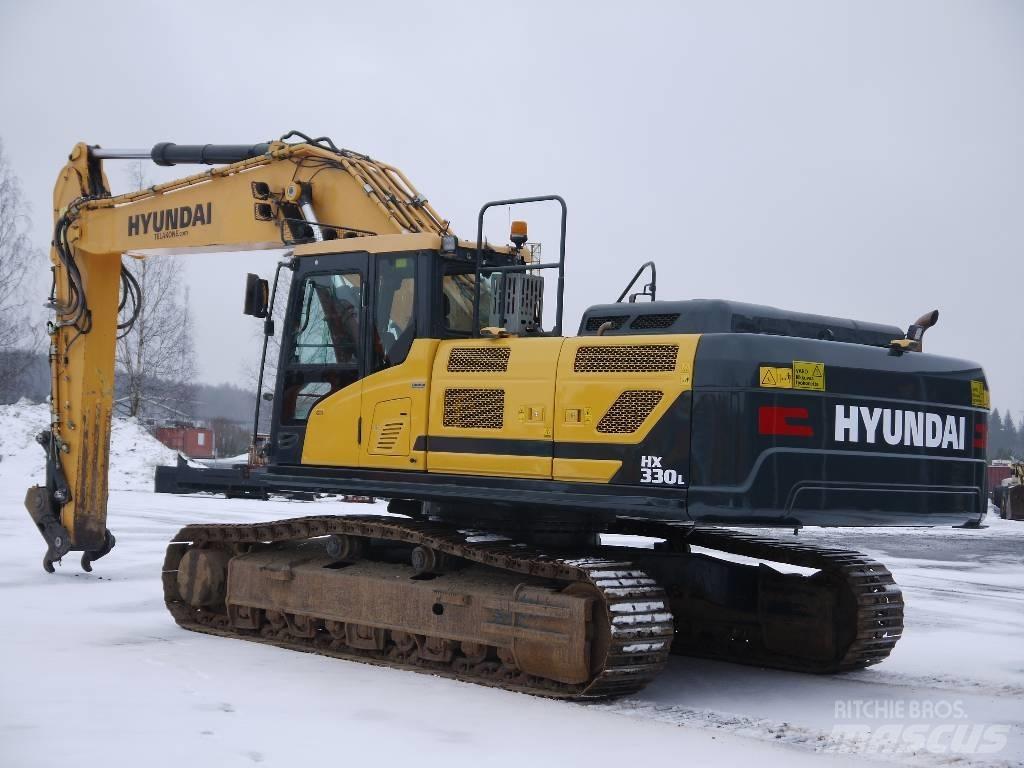 Hyundai HX 330 L Kāpurķēžu ekskavatori
