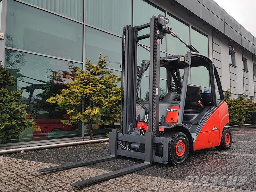 Linde H25D Tehnika ar dīzeļa dzinēju