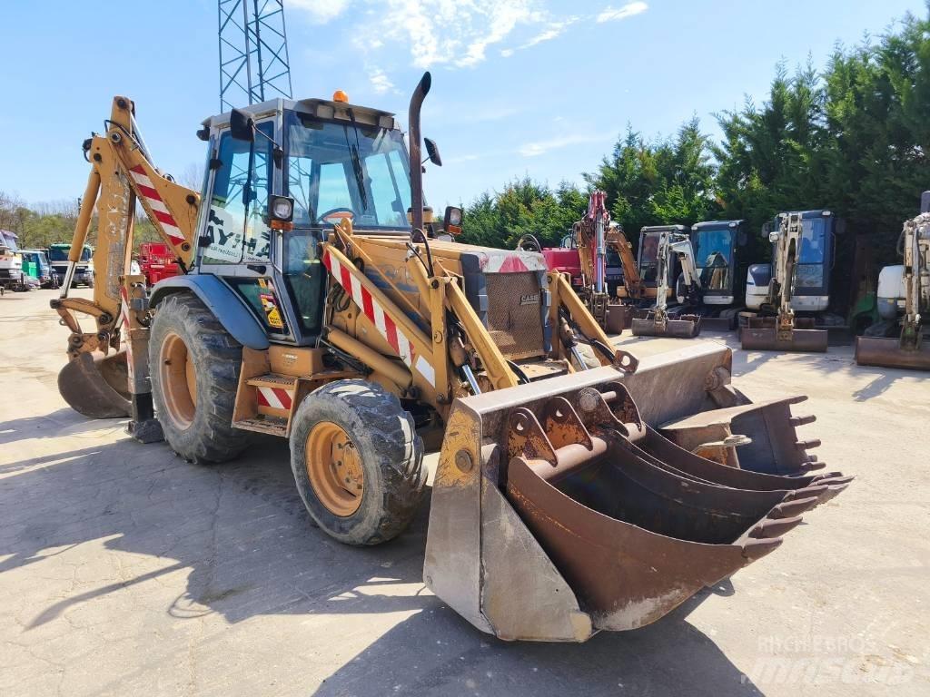 CASE 580 K Turbo Ekskavatori-iekrāvēji