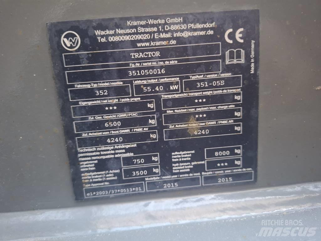 Kramer 8085 Iekrāvēji uz riteņiem